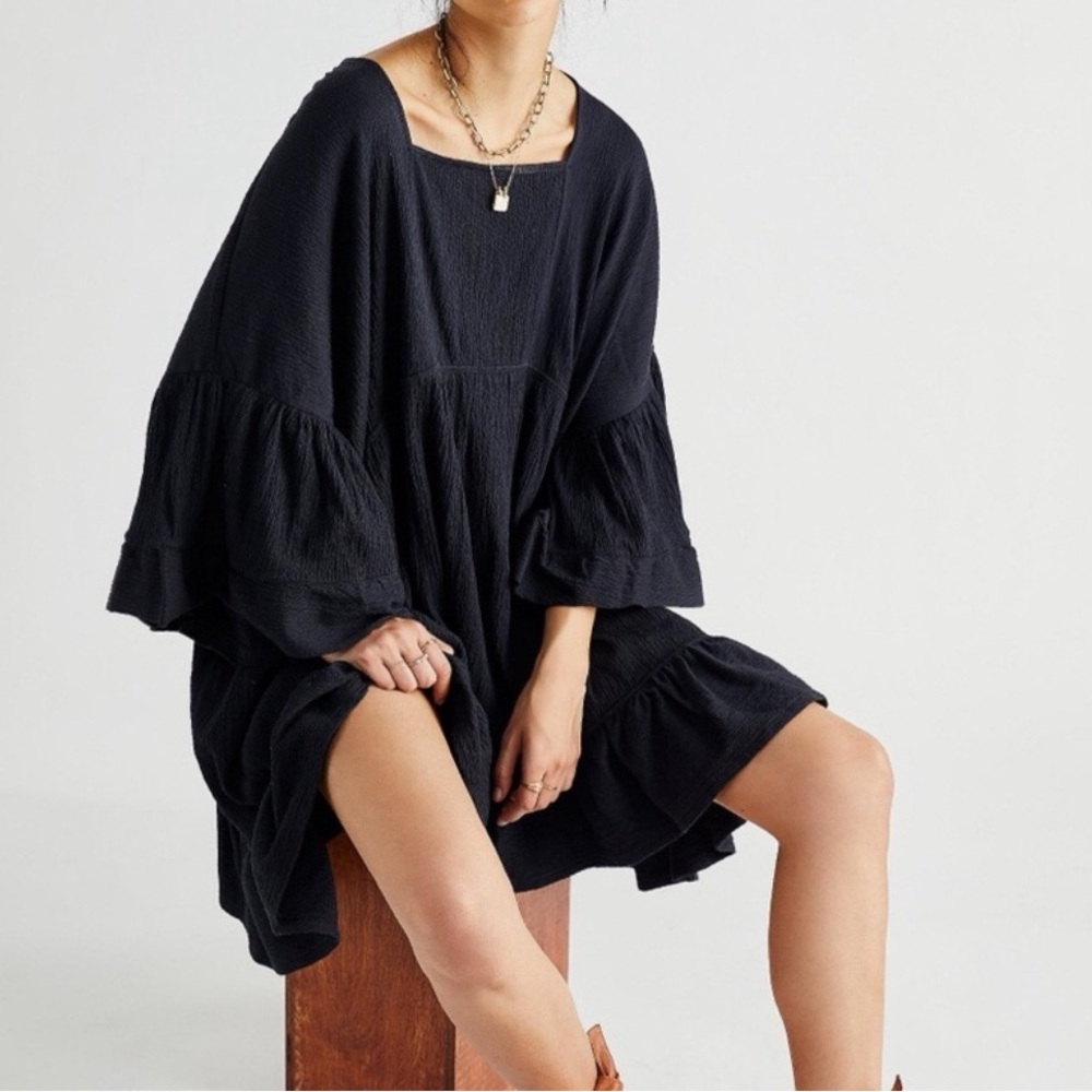 Free People Beach El Mar Textured Mini Dress
